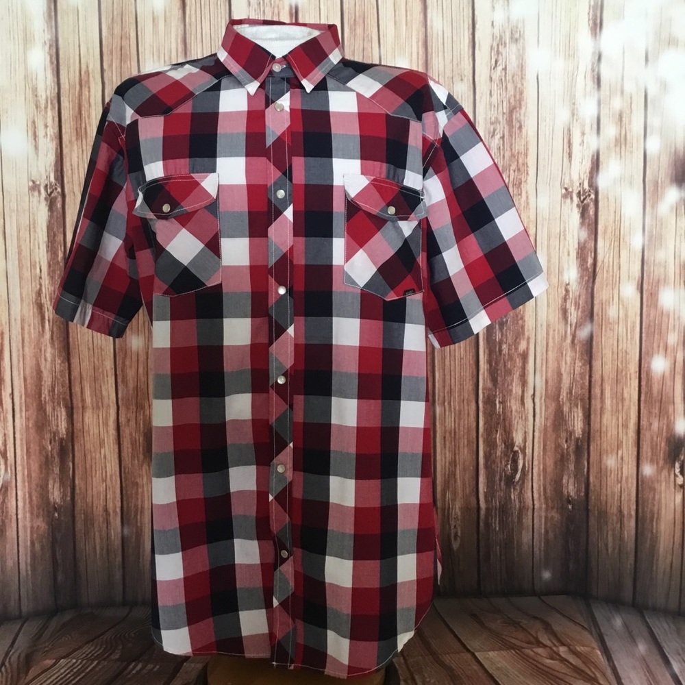Coastal XXL Pearl Snap Bayshore Button Front Shirt